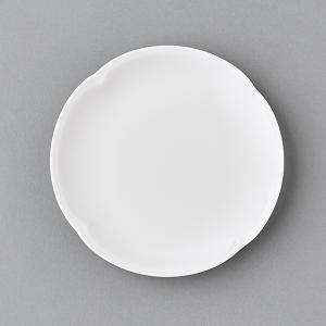 share with Kurihara harumi ギフト包装可花型 白 プレート 食器 新輪