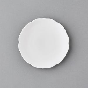share with Kurihara harumi ギフト包装可花型 白 プレート 食器 新輪
