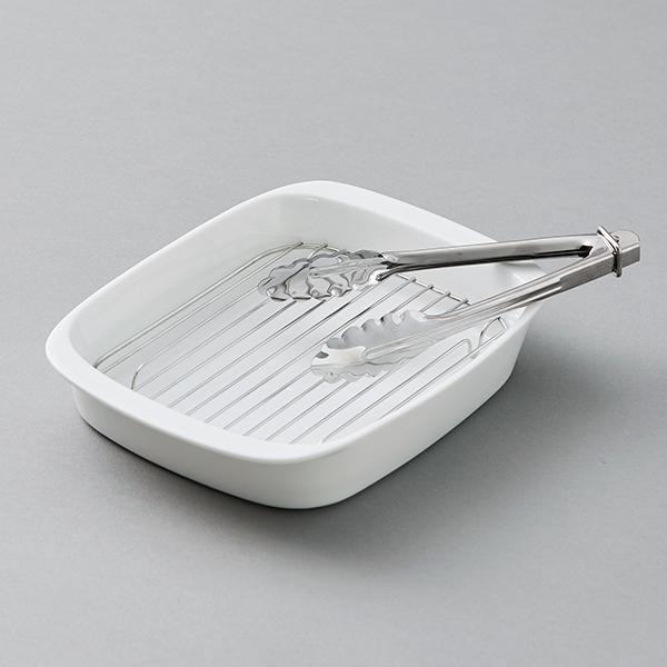 ニューホットメニューセット(トング付) 栗原はるみ ギフト包装可  食器 スクエア皿 揚げ物 グラタ...