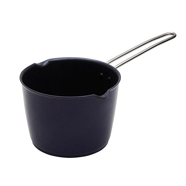 IH対応マルチパン 16cm キッチン用品 栗原はるみ ギフト包装可 ネイビー 直火 深型フライパン...