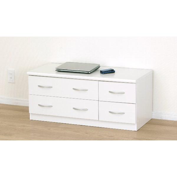 フレッシュローチェスト Neo 子供部屋 寝具 収納 タンス チェスト 大小の引出しの付いたローボー...