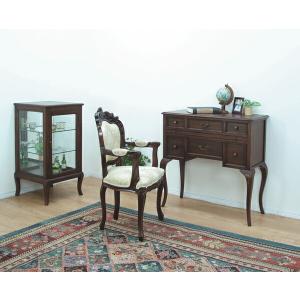 ウェール 天然木コンソールチェスト ネコ脚 アンティークモダン家具