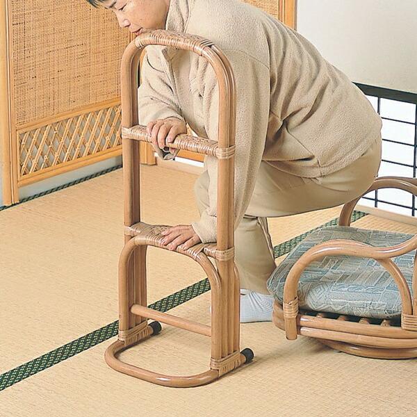 籐 つかまり立ちステッキ 介護用品 移動 歩行支援用品 ステッキ 杖 その他 BL30 完成品 ラタ...