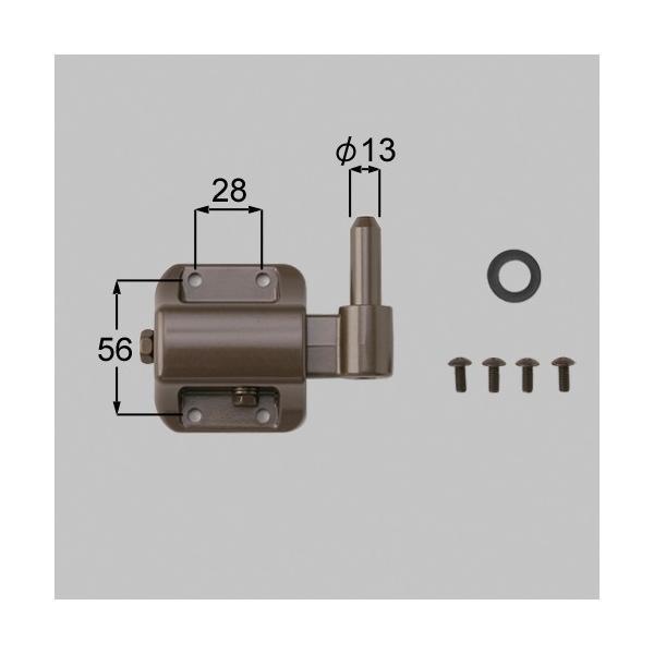 LIXIL（TOEX）　調整金具H（上）　ブロンズ　【品番：KDT89011A】