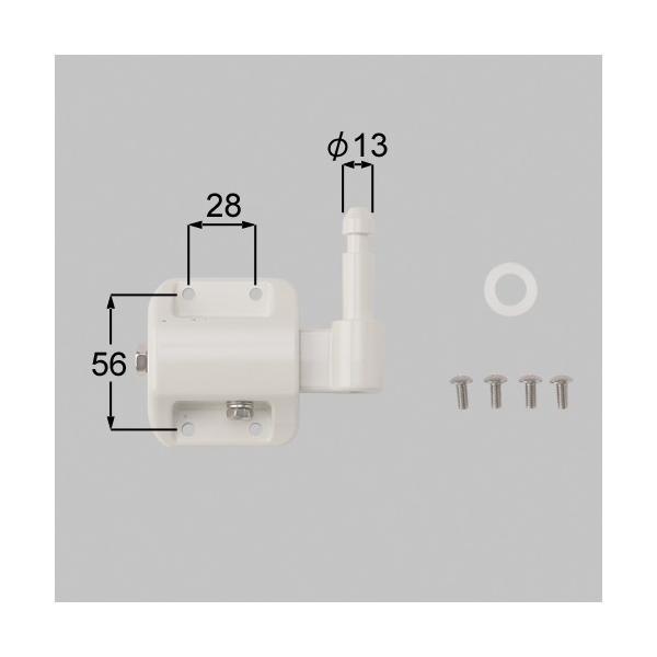 LIXIL（TOEX）　調整金具H（下）　アイボリーホワイト　【品番：KDU89021A】