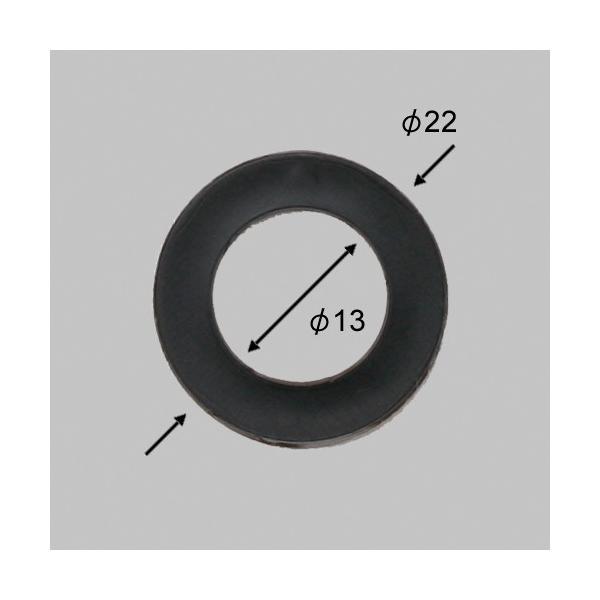 【メール便対応】LIXIL（TOEX）　調整金具H・O用樹脂ワッシャー　黒（クロ）　【品番：KMA0...