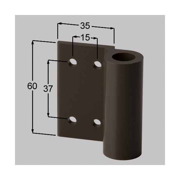 LIXIL（TOEX）　ハイ千峰用ヒンジ上　オータムブラウン　【品番：KCS50100A】