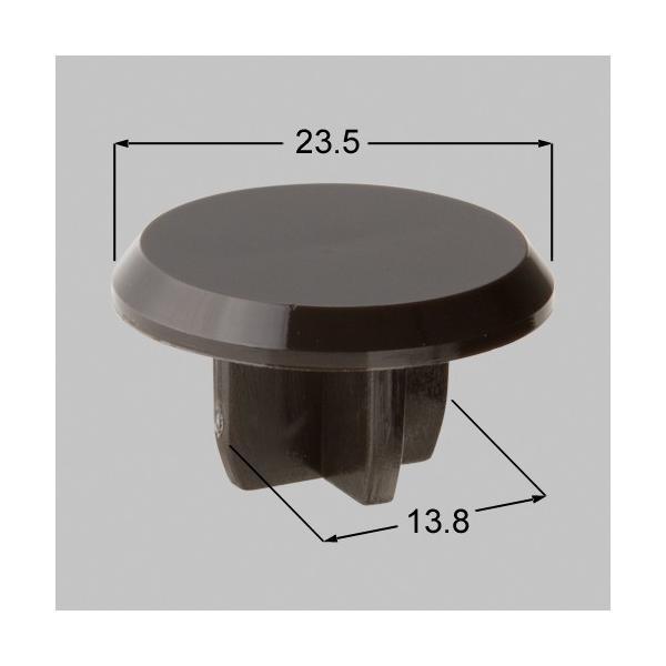 【メール便対応】LIXIL（TOEX）　ヒンジキャップφ13用　マイルドブラック　【品番：KCF22...