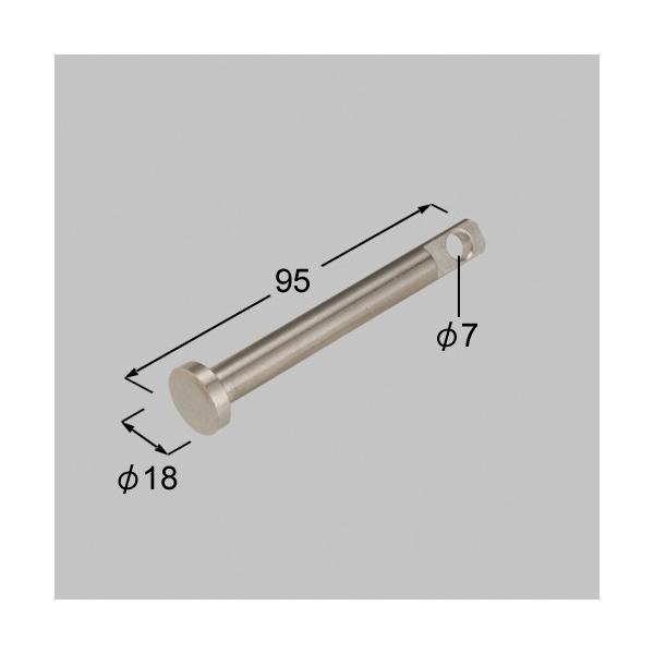 【メール便対応】LIXIL（TOEX）　南京錠用ロック棒（48.6φ用）　生地　【品番：LNF130...