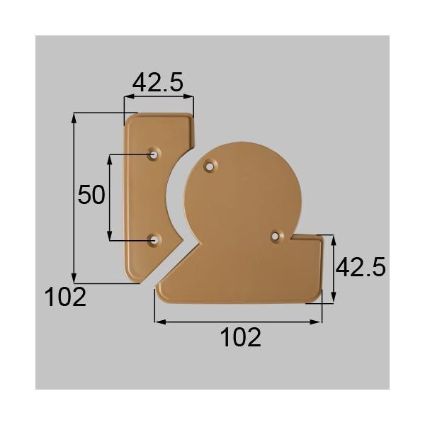 LIXIL（TOEX）　樹の木III コーナー用柱キャップ　ソフトベージュ　【品番：YEM21010...