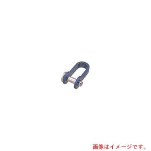 【メール便対応】水本機械製作所　ステンレス　リベット式シャックル（ブルー）　長さ１９ｍｍ内幅７ｍｍ　【品番：PS-4B】