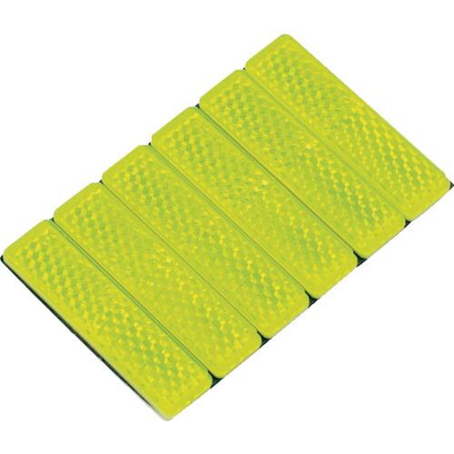 【メール便対応】マイスト（MYST）　反射レンズ（粘着剤付）　イエロー（６個入）　【品番：5013】