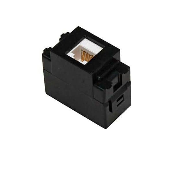 スガツネ工業　LAMP　LANコネクタ DM1-LAN型　ブラック　【品番：DM1-LAN6-BL】