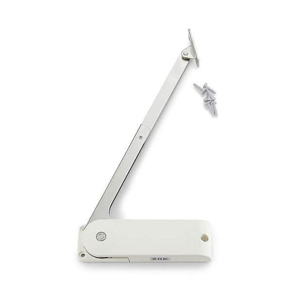 スガツネ工業　LAMP　ソフトダウンステー 重量扉用 HDS-20型 2本使い用　ホワイト　【品番：...