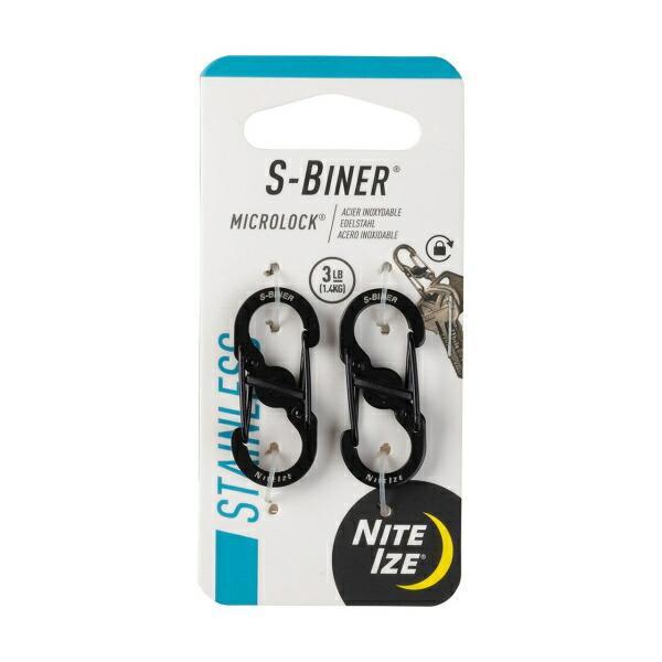 【メール便対応】NITE IZE（ナイトアイズ）　エスビナー マイクロロックスチール　ブラック　【品...