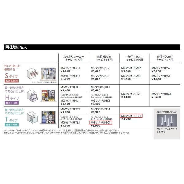 タカラスタンダード　間仕切り名人　MGマジキリP TC 1　【品番：40638774】●