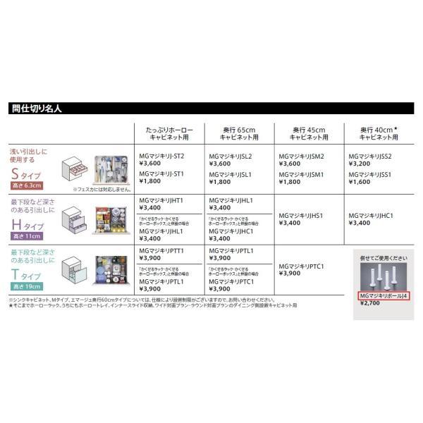 タカラスタンダード　間仕切り名人　MGマジキリポールJ4　【品番：40452963】●