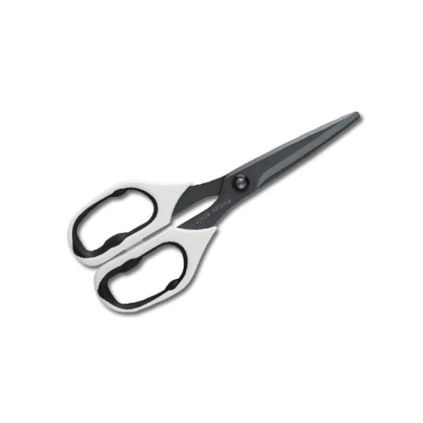 【メール便対応】ソニック　メガサクプロ ハサミ フッ素コート　白　【品番：CU-221-W】