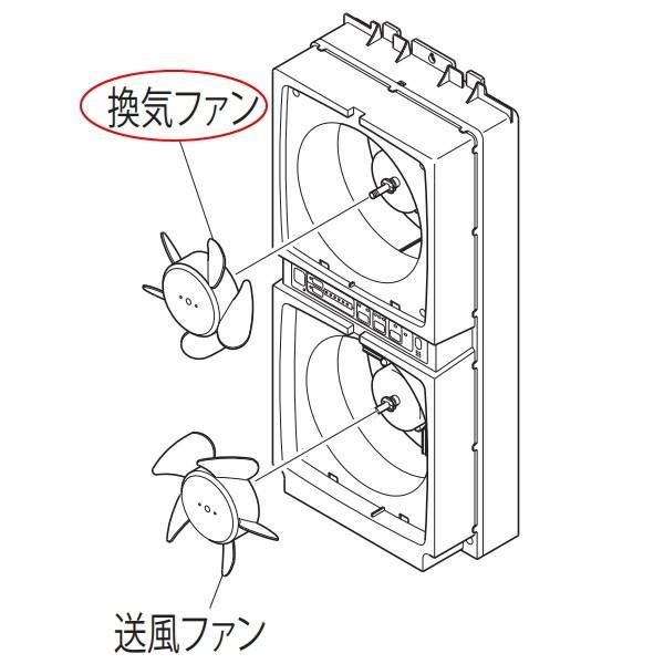 高須産業　ウィンドウ・ツインファン用換気ファン FMT-200SM用　【品番：B-FAN】