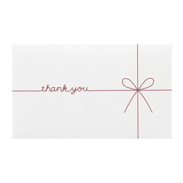 【メール便対応】マルアイ（〇愛）　ギフト券袋 thankyou Ｗミニ　【品番：GF-2TW】