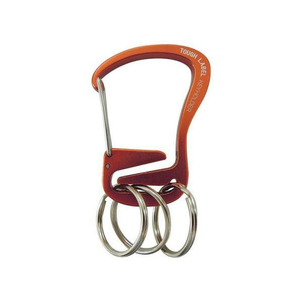 【メール便対応】中林製作所　冒険倶楽部工房　タフレーベル カラビナ L　【品番：VEX-203】