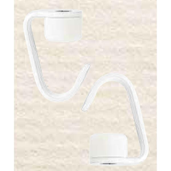 【メール便対応】ハイロジック　TQOOL　32529 ピンフック 天井吊 2個入　ホワイト　【品番：...