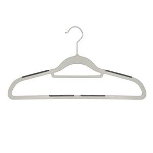 【在庫処分】シンコハンガー　モノクローゼット シャツハンガーラバー 5本組　グレー　【品番：4973228606674】