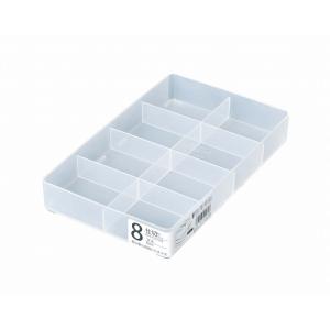 ヒマラヤ化学工業所　仕切りケース 8マス　クリア　【品番：4977425201748】