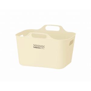 【在庫処分】ヒマラヤ化学工業所　ハッピーバケット・角SS3　アイボリー　【品番：4977425150640】