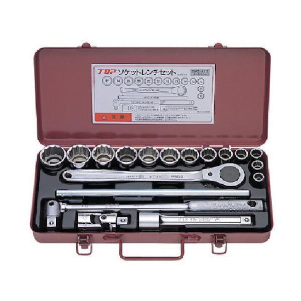 トップ工業　ソケットレンチセット（差込角12.7mm）　【品番：SWS-413】
