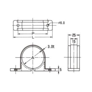 アカギ PPサドル(ヴィックチューブ用) BP...の詳細画像2