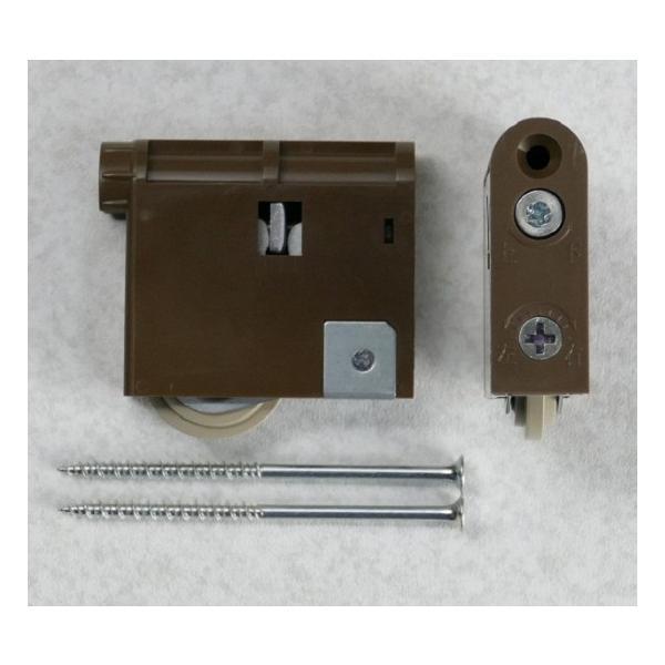 【メール便対応】パナソニック　内装引戸用Y戸車 ダークブラウン2個入　【品番：MJB907K1】