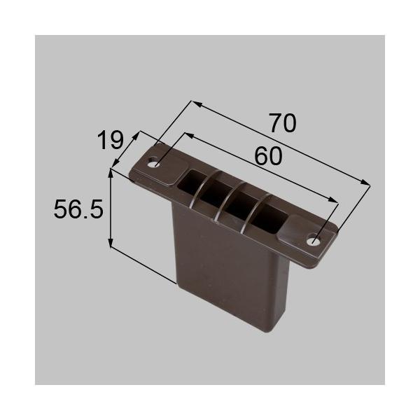 LIXIL（トステム）　雨樋カバードレン　ブロンズ　【品番：J2WEGBL281】