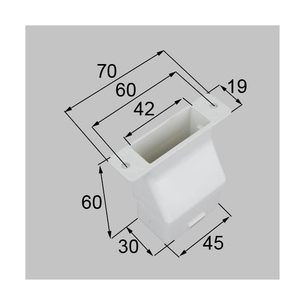 LIXIL（トステム）　雨樋アタッチメント　ナチュラルシルバー　【品番：J2WEGDL273】