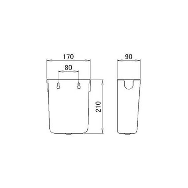 LIXIL（トステム）　水受けタンク P80　【品番：QRP206】