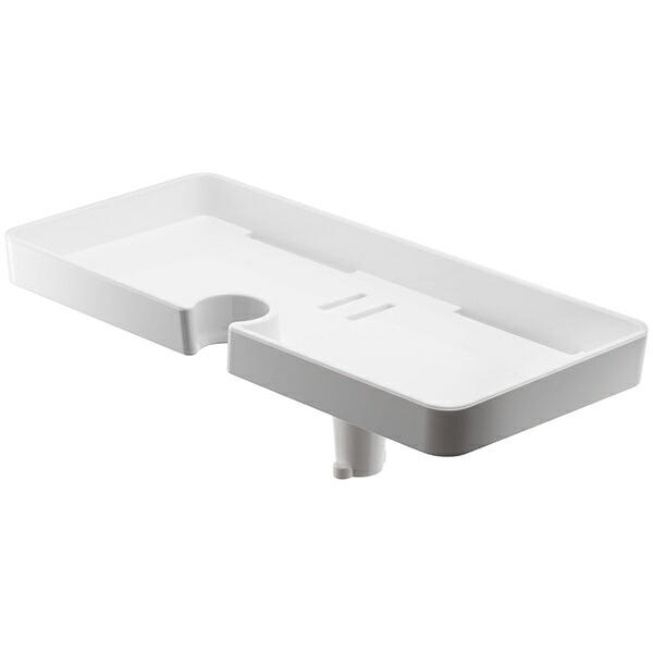 山崎実業 シャワーホルダートレイ ミスト ホワイト 4903208078535 【品番：07853】