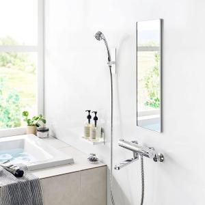 山崎実業　マグネットバスルーム樹脂ミラー タワー 角型 ロング ホワイト 4903208103046　【品番：10304】