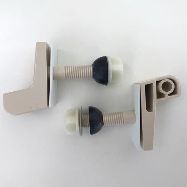 ジャニス工業　普通便座用ヒンジ一式　アイボリー　【品番：P6205 BU8】