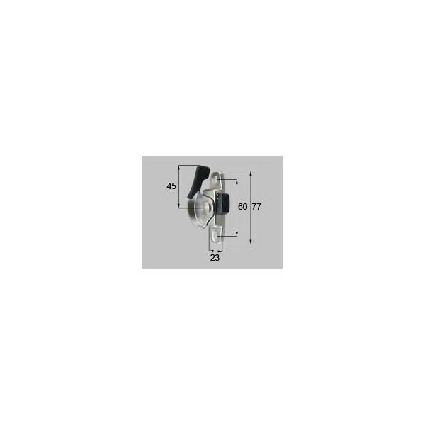 LIXIL（新日軽）　クレセント（ロック付） R　シルバー　【品番：SVQ116S01】