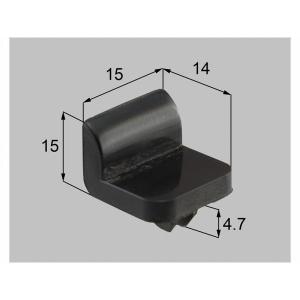 【メール便対応】LIXIL（新日軽）　縦枠ガイド　ブラック系　【品番：SVGT606S01】