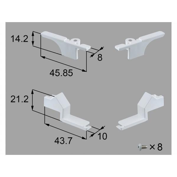 LIXIL（新日軽）　面格子取付部品セット　【品番：SVHD787S02】