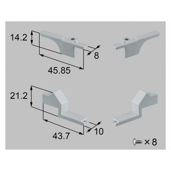 LIXIL（新日軽）　面格子取付部品セット　【品番：SVHZ787S02】