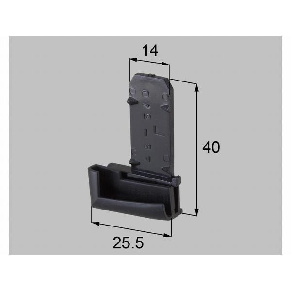 【メール便対応】LIXIL（新日軽）　コーナー気密片（R）　ブラック系　【品番：SVTT320RS0...