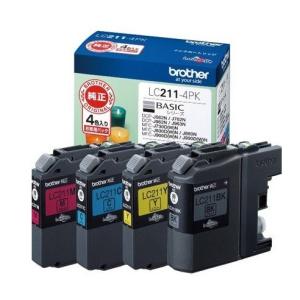 ブラザー工業 ブラザー 純正 インクカートリッジ4色パック LC211-4PK