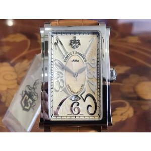 クエルボイソブリノス 腕時計 Cuervo y Sobrinos プロミネンテ ソロテンポ デイト ...