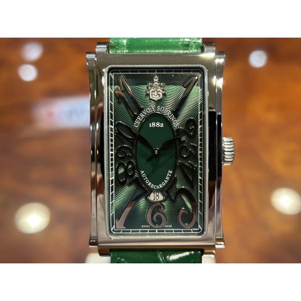 クエルボイソブリノス 腕時計 Cuervo y Sobrinos プロミネンテ ソロテンポ デイト ...