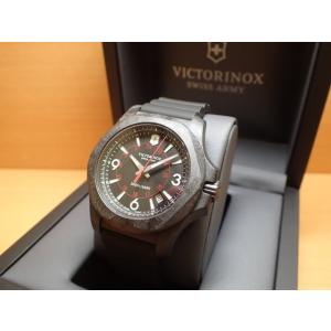 INOX ビクトリノックス VICTORINOX 腕時計 I.N.O.X. イノックス Carbon カーボン 天然ラバーストラップ 43mm 241777｜yuubido-oyabu