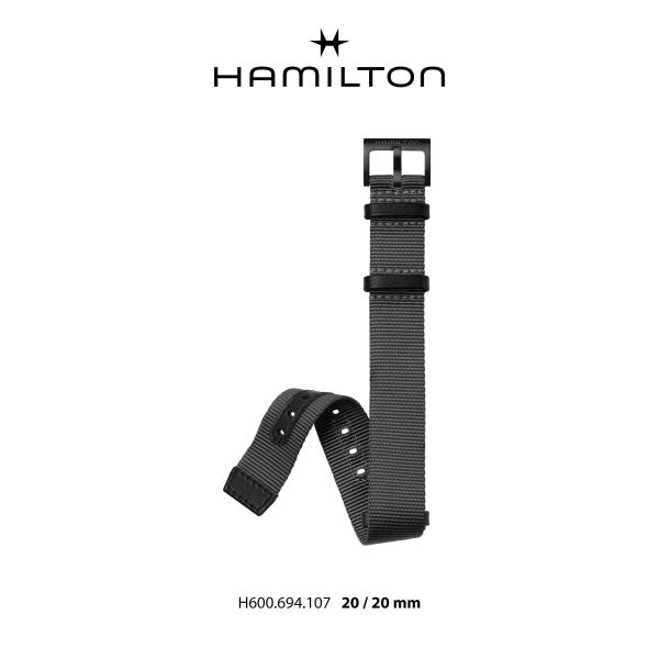 ハミルトン ベルト HAMILTON 時計バンド カーキフィールドメカ ケース経 38mm 用 純正...