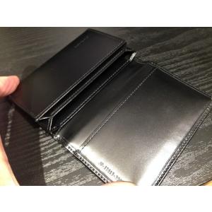 松阪牛 レザー財布 SATOLI さとり 名刺入れ 硯 (ブラック) HCK04A0-Z