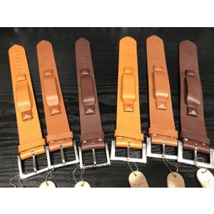 ミリタリー 腕時計バンド ベルト 牛革 カーフ...の詳細画像5
